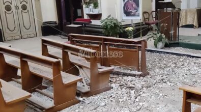Tropea, dopo i cedimenti si lavora al recupero della storica Chiesa del Gesù