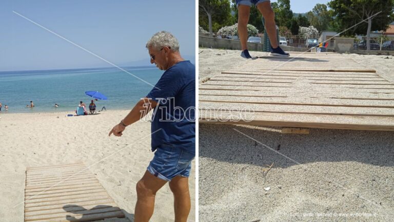 Vibo Marina e Bivona: passerelle per i disabili utili solo a metà – Video