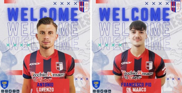 Calciomercato scatenato per la Vibonese, Lorenzo e De Marco approdano nella formazione rossoblù