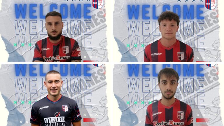 Poker di acquisti per la Vibonese calcio: la presentazione allo stadio Razza