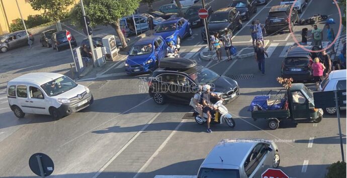 Incidente a Tropea, ha la peggio un motociclista che viene trasferito in ospedale