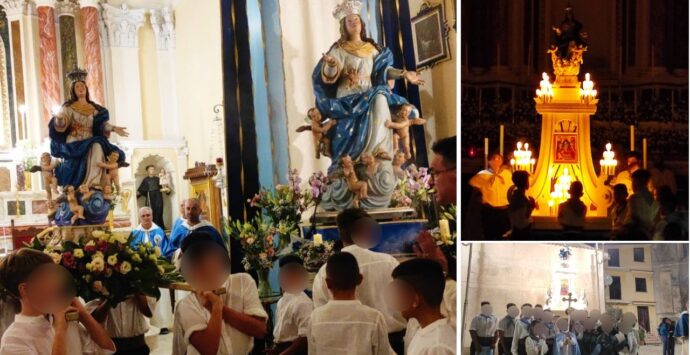 Festa della Madonna Assunta, a Potenzoni la suggestiva processione con i bambini – Video