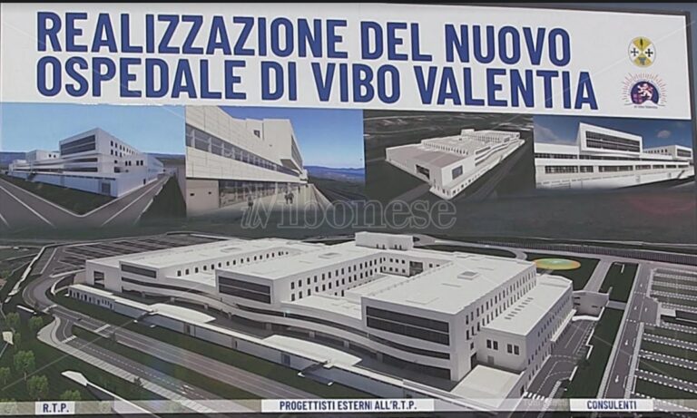 Nuovo ospedale di Vibo: non più solo strade e rotonde, a gennaio si inizia a costruire l’edificio