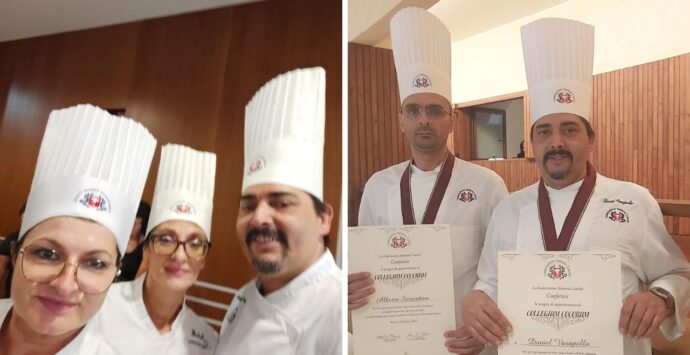 Roma, premiati quattro chef vibonesi per i loro 25 anni di carriera