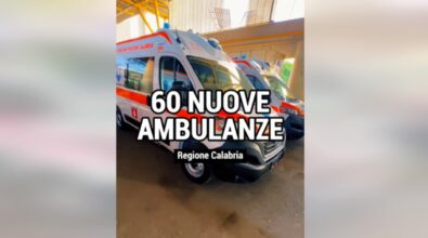 Sanità in Calabria, Occhiuto: «In arrivo 60 nuove ambulanze»