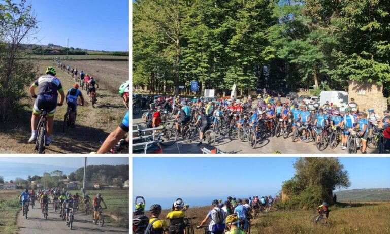 Pedalata d’autunno, ampia partecipazione al tour alla scoperta delle bellezze del Poro