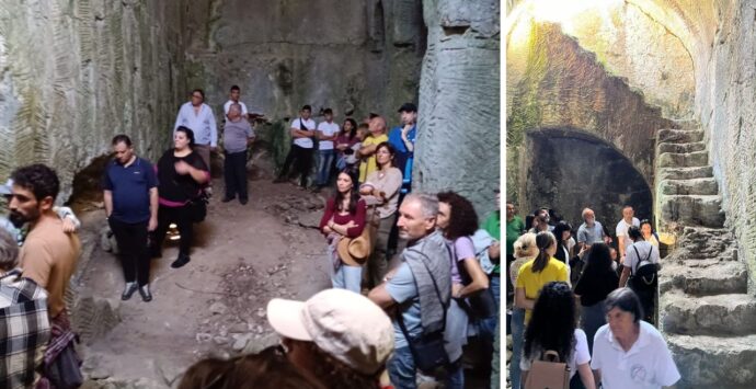 Oltre 100 partecipanti alla giornata dedicata alla scoperta della grotta Trisulina e Papaglionti vecchio