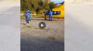 Scontro auto moto a Filadelfia, giovane centauro trasportato in elisoccorso