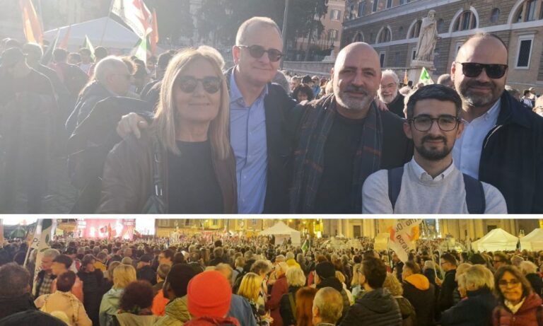 Il Pd calabrese alla manifestazione a Roma: «Siamo una forza popolare e viva»