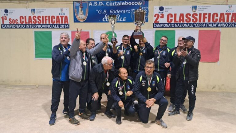 Trionfo per l’associazione bocciofila di Pizzo che batte Santa Lucia e conquista la Coppa Calabria