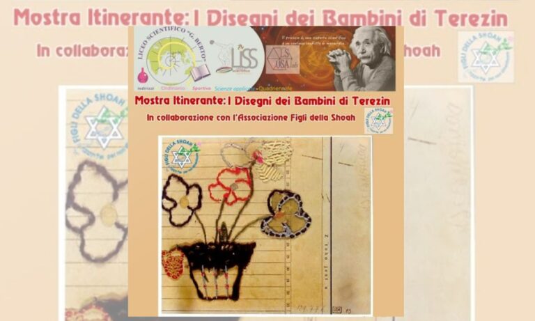 Olocausto, al liceo “Berto” di Vibo fa tappa la mostra itinerante “I disegni dei bambini di Terezin”
