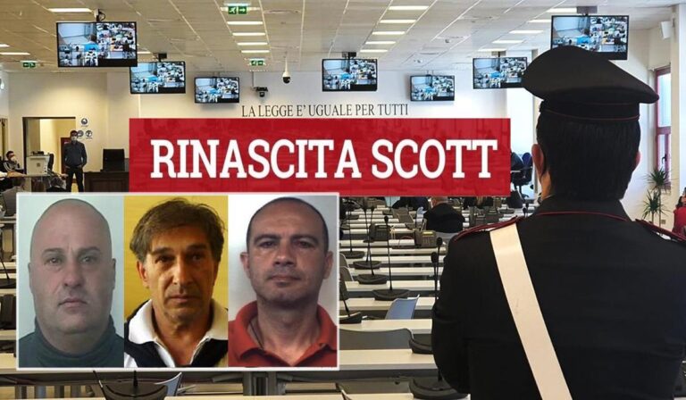 Rinascita Scott: ecco l’attesa sentenza del Tribunale di Vibo, “pioggia” di condanne