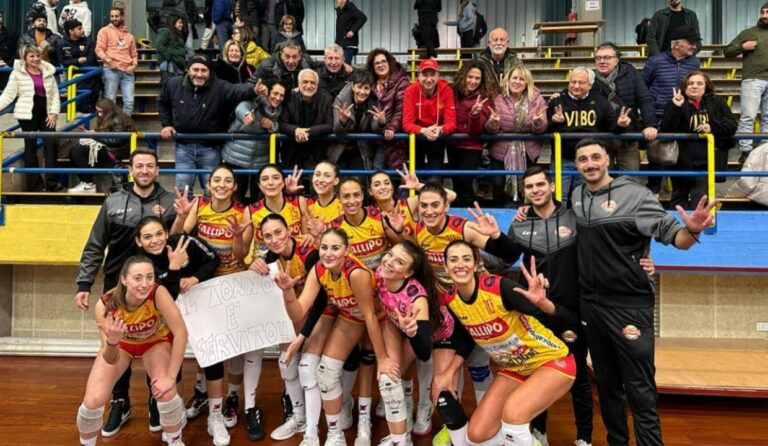 Volley, la Tonno Callipo ottiene l’ottava vittoria e si conferma capolista
