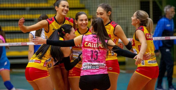 Volley femminile, un altro successo per la Tonno Callipo Vibo contro Gioia Tauro