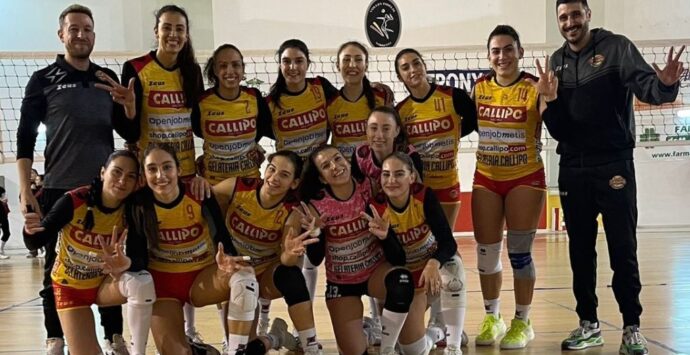 Volley femminile: decima vittoria consecutiva per la Tonno Callipo