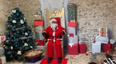 Soriano, inaugurata la casetta di Babbo Natale al Polo Museale