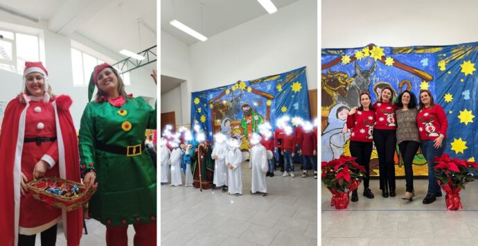 Sorrisi e applausi per la recita di Natale dei piccoli studenti della scuola di Polia
