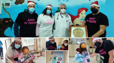 “Amici di Denise” all’ospedale di Vibo: donati materiale sanitario e giochi in Pediatria -Foto