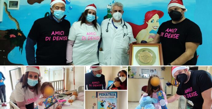 “Amici di Denise” all’ospedale di Vibo: donati materiale sanitario e giochi in Pediatria -Foto