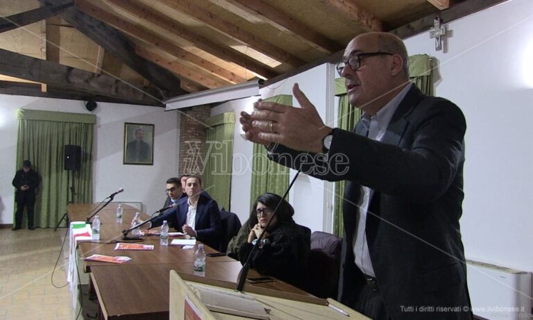 Nicola Zingaretti a Serra San Bruno: «Il Pd è l’alternativa all’Italia ingiusta della Meloni» – Video