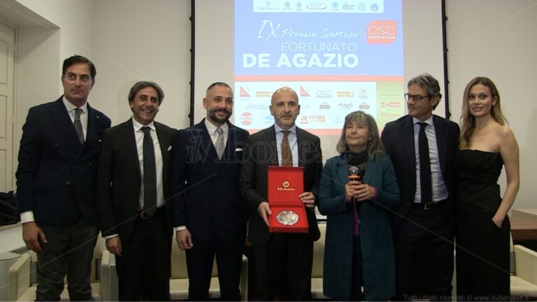 A Vibo il premio sportivo De Agazio, riconoscimento al ds dell’Inter Piero Ausilio – Video