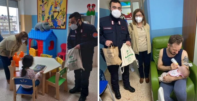 Speranza e natura nel reparto di Pediatria dell’ospedale di Vibo con i carabinieri forestali