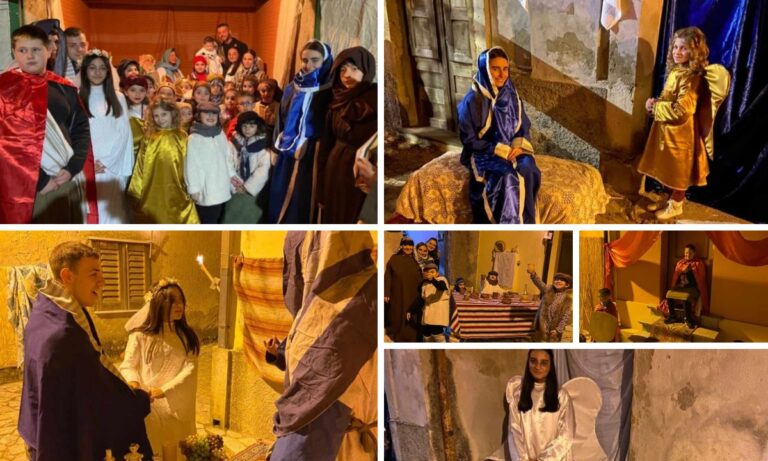 Pernocari: grande successo per il presepe dei bambini – Foto