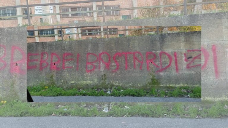 Scritte antisemite a Parghelia, Anpi Vibo: «Un atto inaccettabile»