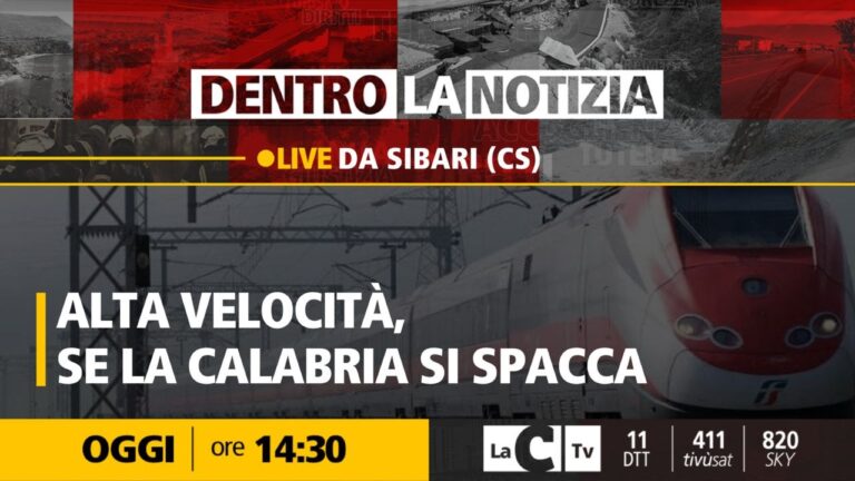 L’alta velocità ferroviaria in Calabria e il ruolo strategico di Sibari al centro di “Dentro la notizia”