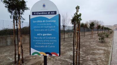 Inaugurato il Giardino di Alì per ricordare le vittime del naufragio di Cutro