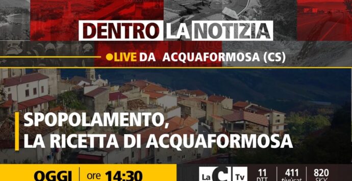 Lo spopolamento dei borghi e l’esempio positivo di Acquaformosa: focus a Dentro la notizia