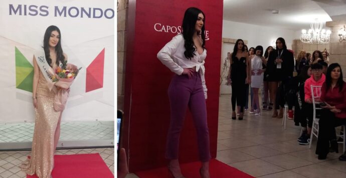 Miss Mondo Calabria, la vibonese Rita Cannavino conquista la fascia “Miss web”