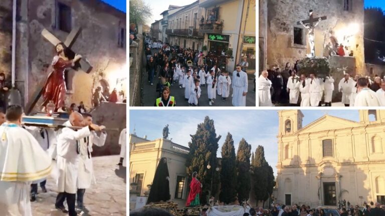 Le Vare, a Vibo fiumi di fedeli per la tradizionale processione del Venerdì Santo