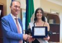 Consiglio regionale, premiata la miss vibonese Nicoletta Ventrice