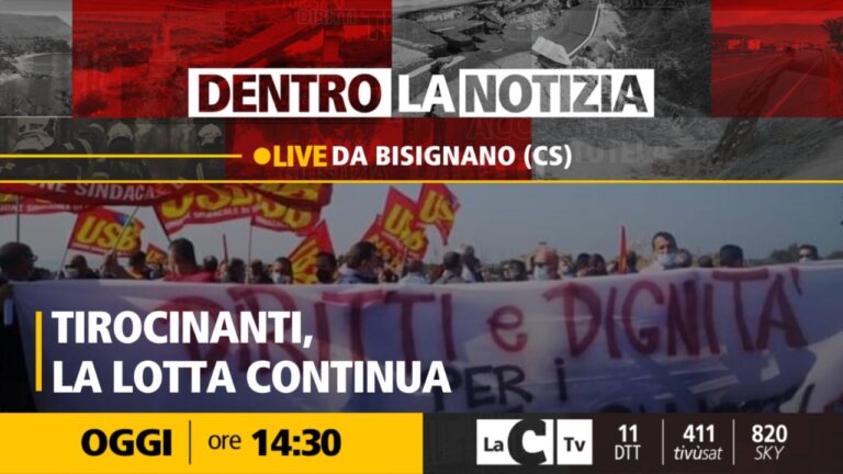 La battaglia dei tirocinanti calabresi al centro della puntata odierna di Dentro la notizia