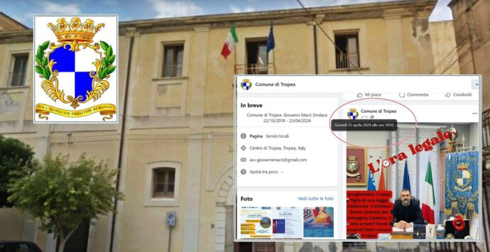 Polemiche a Tropea per l’uso della pagina Facebook con il logo del Comune da parte dell’ex sindaco