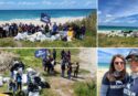 Giornata della terra, a Pizzo i volontari ripuliscono la spiaggia da 450 chili di rifiuti – Foto