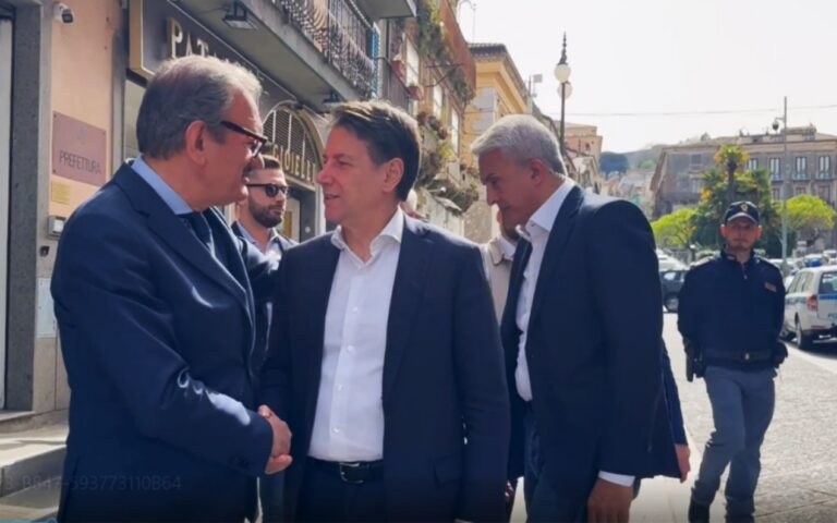 Elezioni comunali, Conte a Vibo per sostenere Romeo: «Progetto che ci soddisfa»