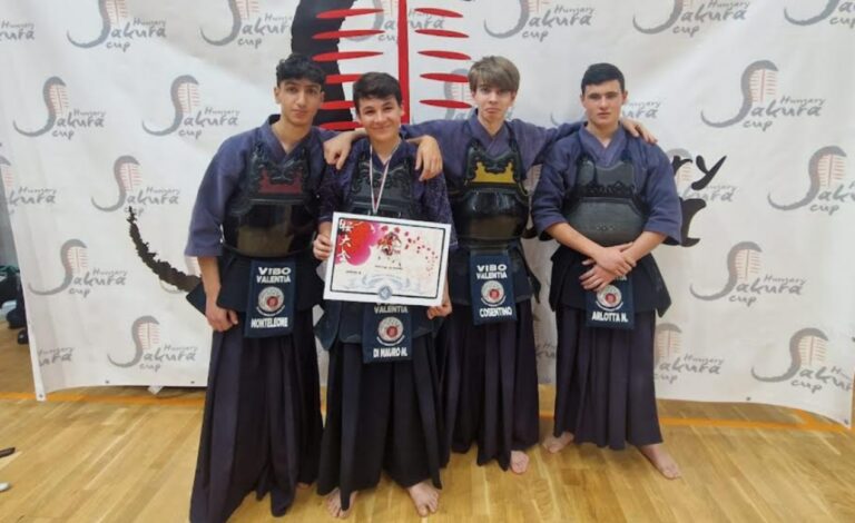 Kendo, la Scuola marziale vibonese protagonista ai Sakura cup di Budapest