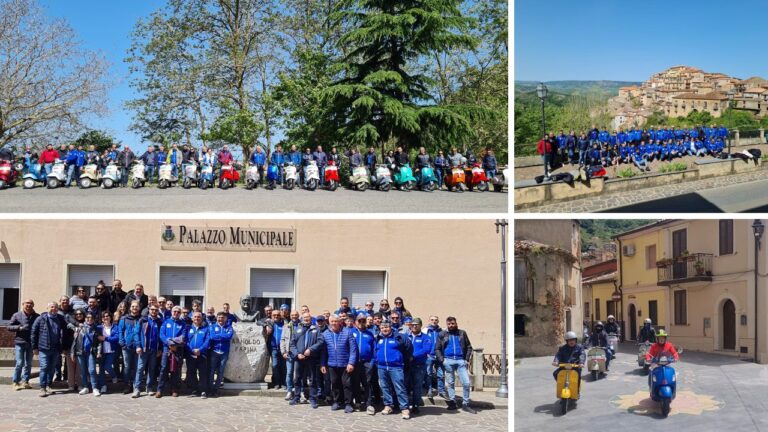 Vespaclub Rizziconi fa tappa a Monterosso e all’oasi Wwf del lago Angitola