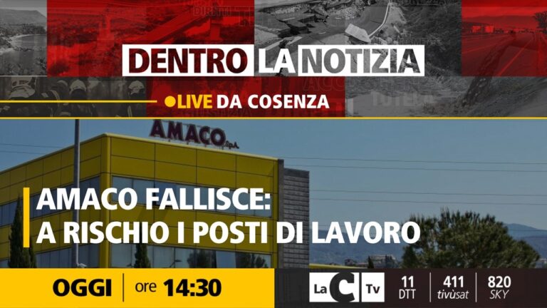 A Dentro la notizia il fallimento Amaco e il futuro in bilico dei dipendenti