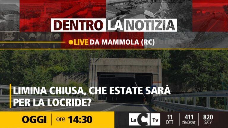 La chiusura della galleria Limina e i disagi per la viabilità al centro di Dentro la notizia