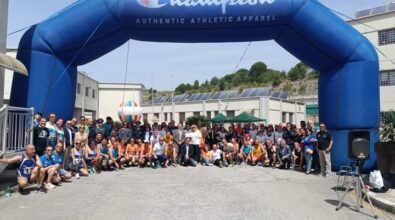 Gli atleti della “Conoscere Jonadi” tra i protagonisti della gara ospitata all’interno del carcere di Castrovillari