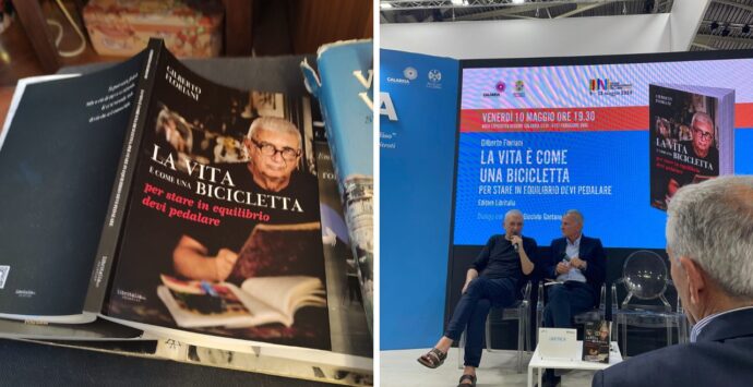 “La vita è come una bicicletta”, al Salone del libro di Torino consensi per l’autobiografia di Floriani