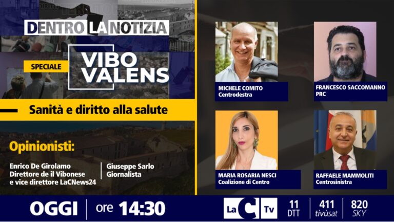 Elezioni, torna oggi Vibo Valens: coalizioni a confronto su Sanità e diritto alla salute