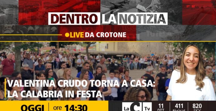 Il ritorno alla vita, nelle parole e nelle emozioni di Valentia Crudo. Oggi alle 14:30 su LaC con Dentro la Notizia