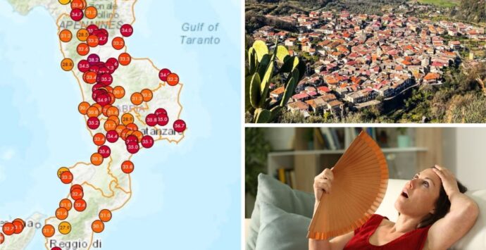 Fiammata africana, nel Vibonese record di caldo a Dasà: nell’entroterra superati i 35 gradi