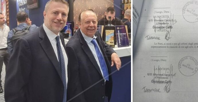 Vibonese, Nuccio Caffo in difesa del padre Pippo che presiede la società di calcio: «Falsificate le sue firme»