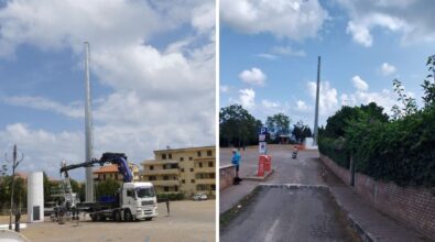 Tropea, installata l’antenna telefonica della discordia: continua la protesta dei residenti