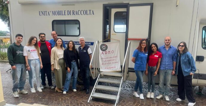 A Jonadi giornata straordinaria di raccolta del sangue: tantissime le donazioni